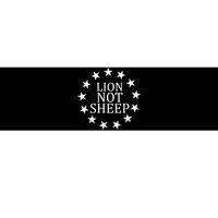 Lion Not Sheep Bumper Sticker