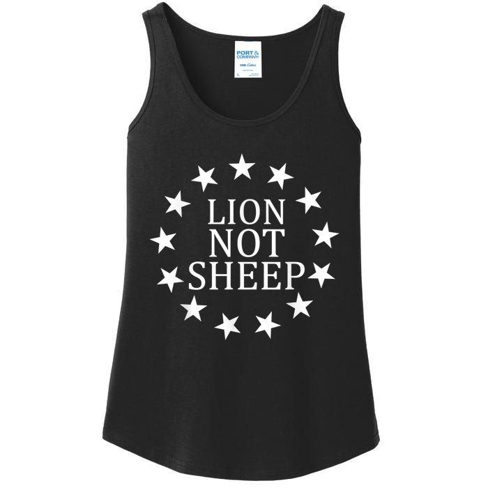 Lion Not Sheep Ladies Essential Tank