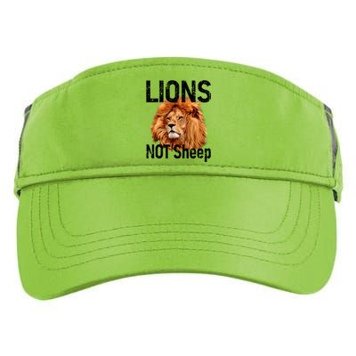 LIONS Not SHEEP, Antiliberal Adult Drive Performance Visor