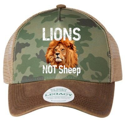 LIONS Not SHEEP, Antiliberal Legacy Tie Dye Trucker Hat