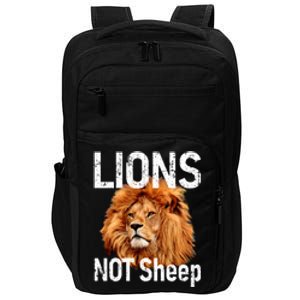 LIONS Not SHEEP, Antiliberal Impact Tech Backpack