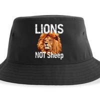 LIONS Not SHEEP, Antiliberal Sustainable Bucket Hat