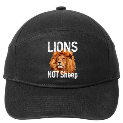 LIONS Not SHEEP, Antiliberal 7-Panel Snapback Hat