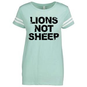 Lions Not Sheep Enza Ladies Jersey Football T-Shirt