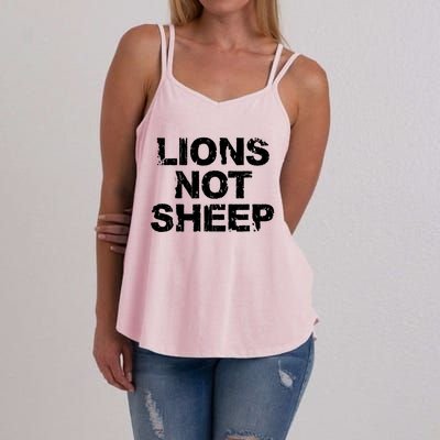 Lions Not Sheep Women's Strappy Tank