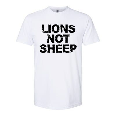 Lions Not Sheep Softstyle CVC T-Shirt