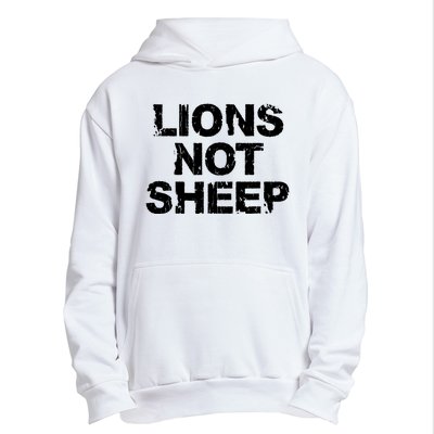 Lions Not Sheep Urban Pullover Hoodie