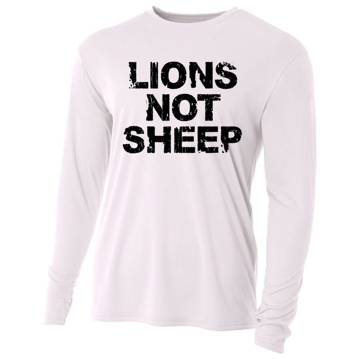 Lions Not Sheep Cooling Performance Long Sleeve Crew