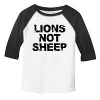 Lions Not Sheep Toddler Fine Jersey T-Shirt