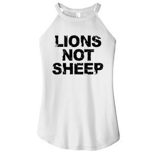 Lions Not Sheep Women's Perfect Tri Rocker Tank