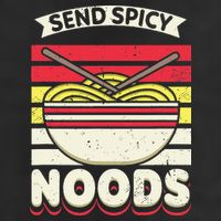 Love Noods Send Noodles Joke Ra Fan 7 Panel Mesh Trucker Snapback Hat