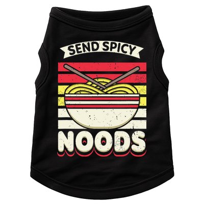 Love Noods Send Noodles Joke Ra Fan Doggie Tank