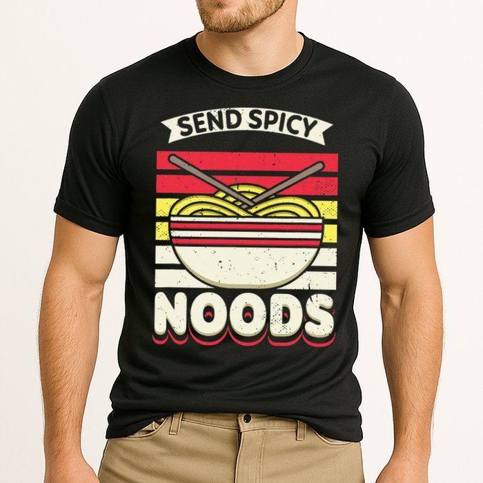 Love Noods Send Noodles Joke Ra Fan Cooling Performance Crew T-Shirt