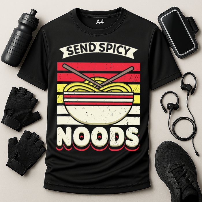 Love Noods Send Noodles Joke Ra Fan Cooling Performance Crew T-Shirt