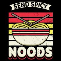 Love Noods Send Noodles Joke Ra Fan Cooling Performance Crew T-Shirt