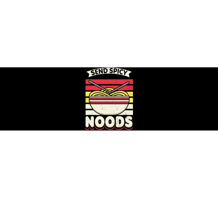 Love Noods Send Noodles Joke Ra Fan Bumper Sticker