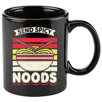 Love Noods Send Noodles Joke Ra Fan 11oz C Handle Ceramic Mug