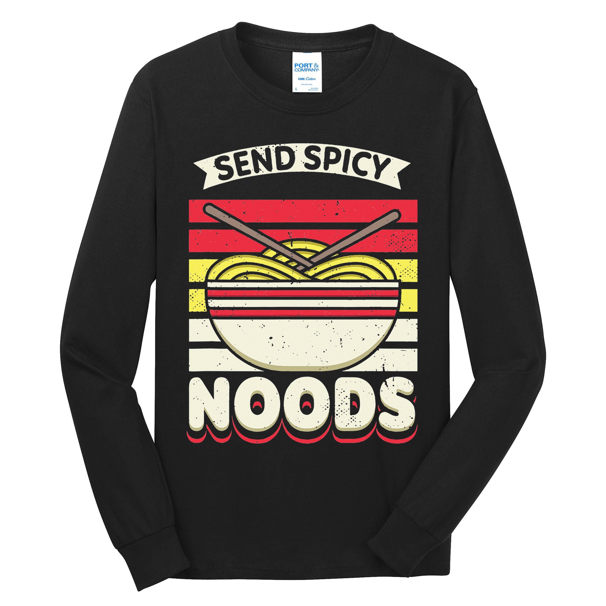Love Noods Send Noodles Joke Ra Fan Tall Long Sleeve T-Shirt