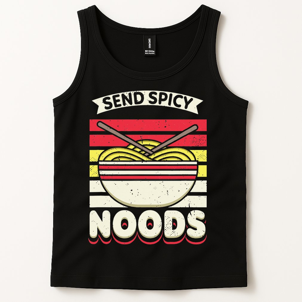 Love Noods Send Noodles Joke Ra Fan Tank Top