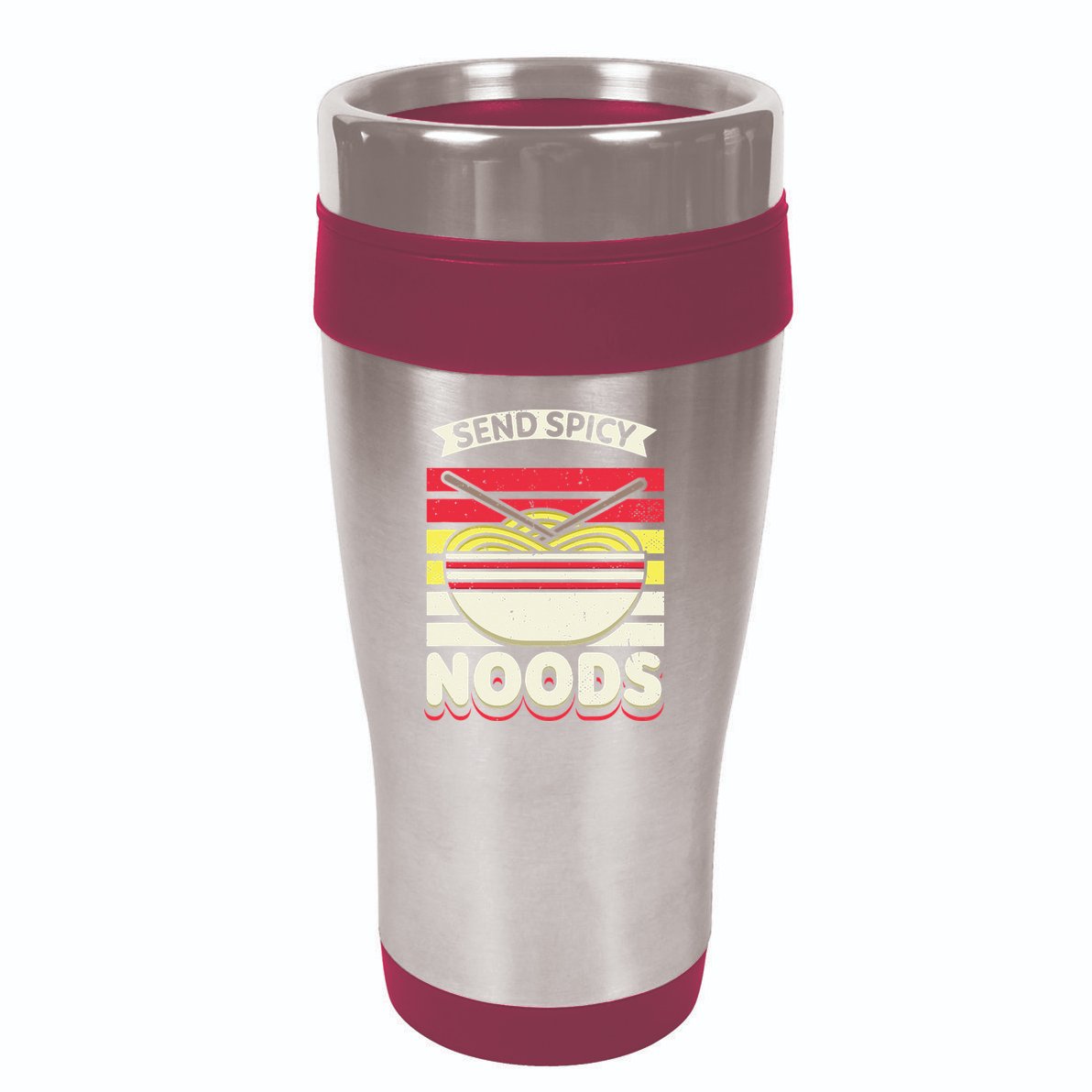 Love Noods Send Noodles Joke Ra Fan 16oz Travel Tumbler