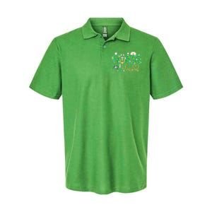 Leopard Nurse Stethoscope Scrub St Patricks Day Irish Nurses Softstyle Adult Sport Polo