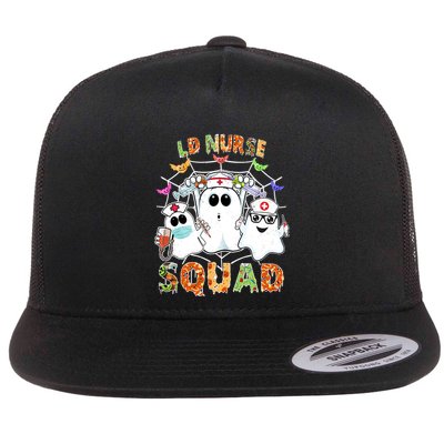 Ld Nurse Squad Boo Halloween Matching Gift Flatbill Hat