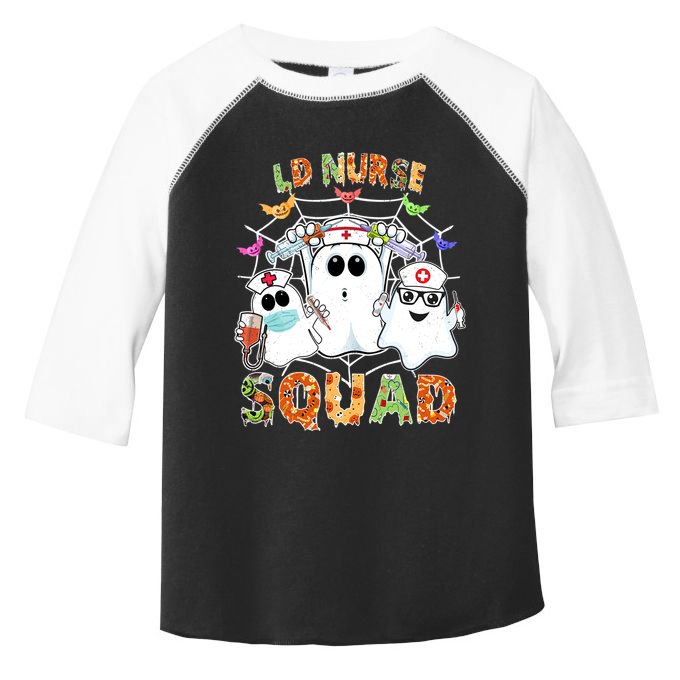 Ld Nurse Squad Boo Halloween Matching Gift Toddler Fine Jersey T-Shirt
