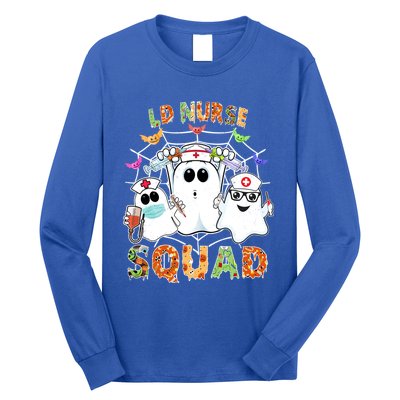 Ld Nurse Squad Boo Halloween Matching Gift Long Sleeve Shirt