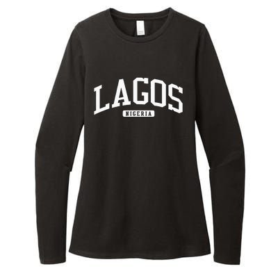 Lagos Nigeria Style Womens CVC Long Sleeve Shirt