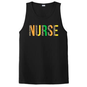 Leopard Nurse St Patrick's Day Funny One Lucky Nurse Irish Gift PosiCharge Competitor Tank