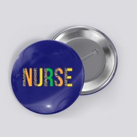 Leopard Nurse St Patrick's Day Funny One Lucky Nurse Irish Gift Button