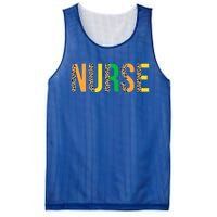 Leopard Nurse St Patrick's Day Funny One Lucky Nurse Irish Gift Mesh Reversible Basketball Jersey Tank