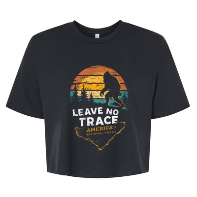 Leave No Trace AmericaS National Parks Bella+Canvas Jersey Crop Tee