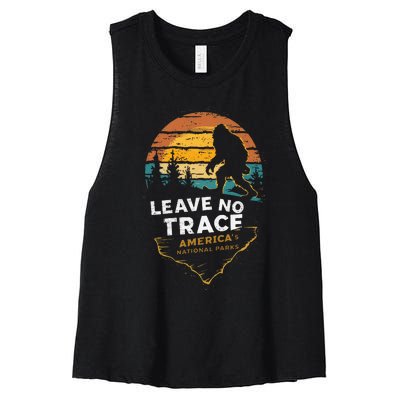 Leave No Trace AmericaS National Parks Women's Racerback Cropped Tank