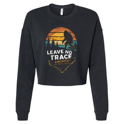 Leave No Trace AmericaS National Parks Cropped Pullover Crew