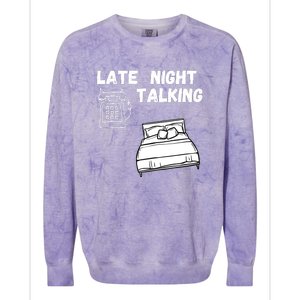 Late Night Talking Colorblast Crewneck Sweatshirt