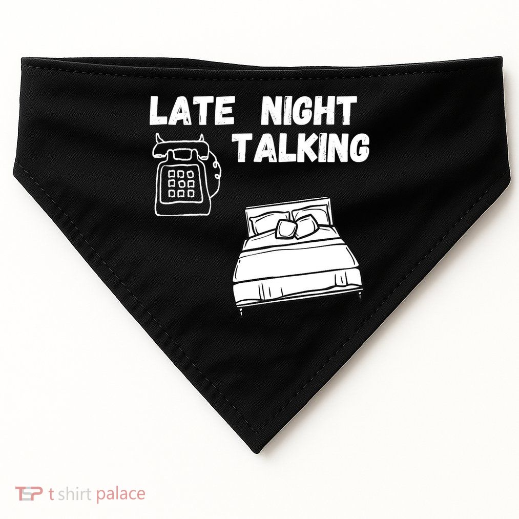 Late Night Talking USA-Made Doggie Bandana