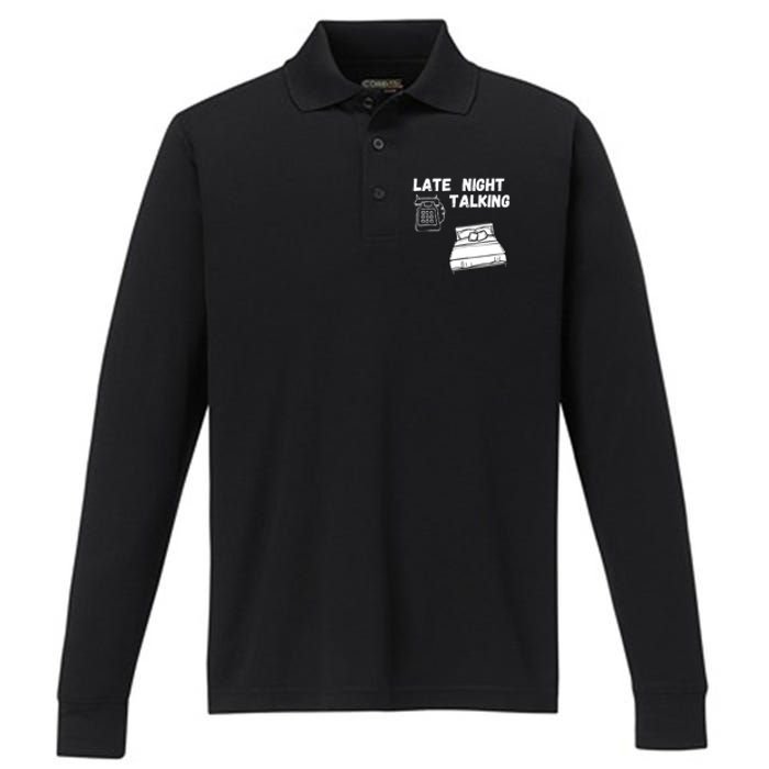 Late Night Talking Performance Long Sleeve Polo