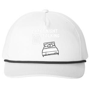 Late Night Talking Snapback Five-Panel Rope Hat