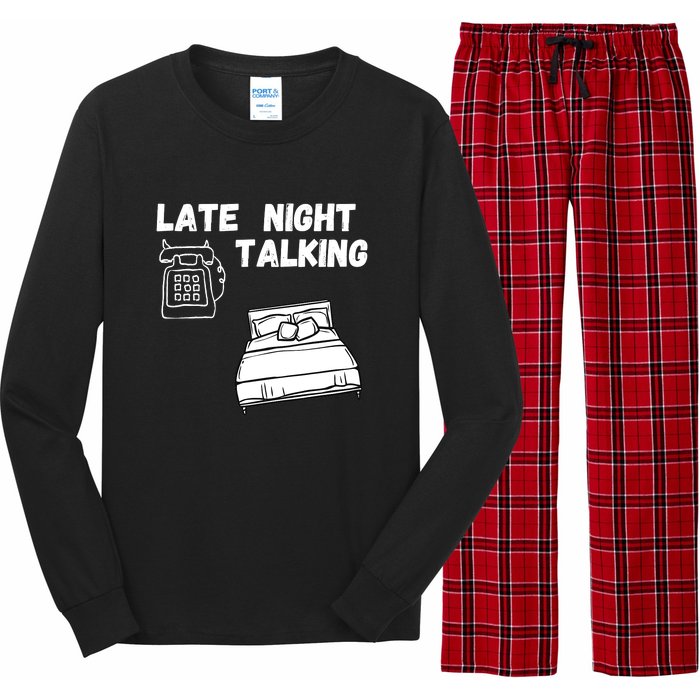 Late Night Talking Long Sleeve Pajama Set