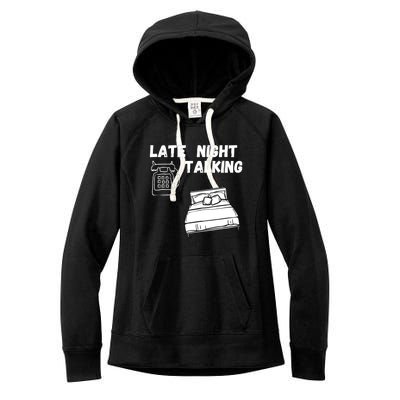 Late Night Talking Women's Fleece Hoodie