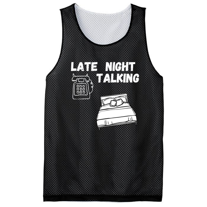 Late Night Talking Mesh Reversible Basketball Jersey Tank