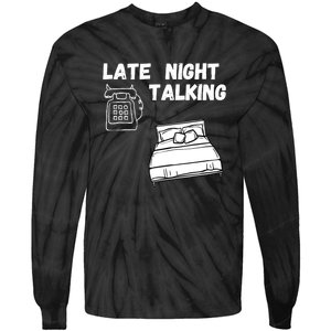 Late Night Talking Tie-Dye Long Sleeve Shirt