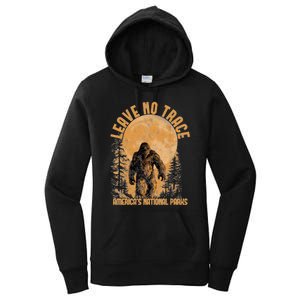 Leave No Trace America National Parks Funny Big Foot Women's Pullover Hoodie