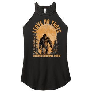 Leave No Trace America National Parks Funny Big Foot Women's Perfect Tri Rocker Tank