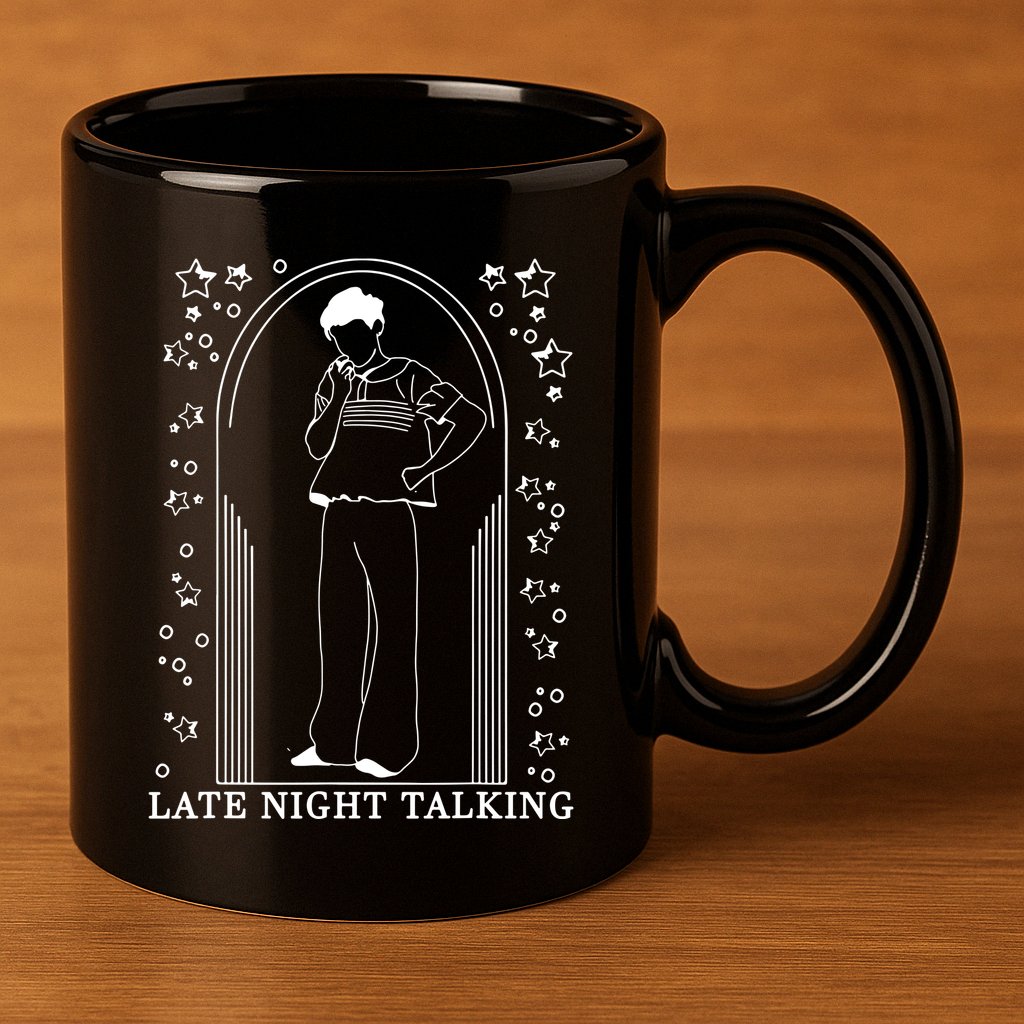 Late Night Talking 11oz C Handle Ceramic Mug