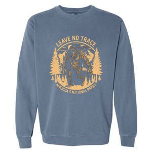 Leave No Trace Big Foot America National Parks Garment-Dyed Sweatshirt