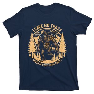 Leave No Trace Big Foot America National Parks T-Shirt