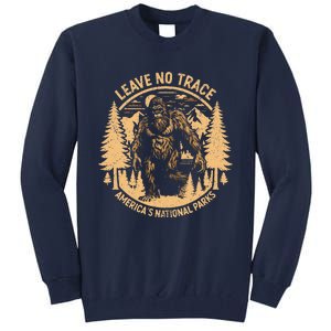 Leave No Trace Big Foot America National Parks Tall Sweatshirt