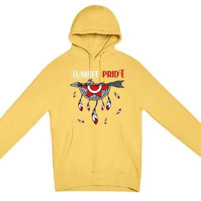 Lumbee Native Tribal Pride Indigenous Heritage Indian Tribe Funny Gift Premium Pullover Hoodie